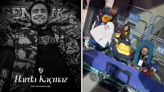 Kupa maçında acı kayıp: Tribünden düşen genç taraftar hayatını kaybetti